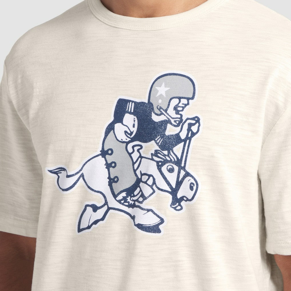 Dallas Cowboys Slub T-Shirt - Cream outlet