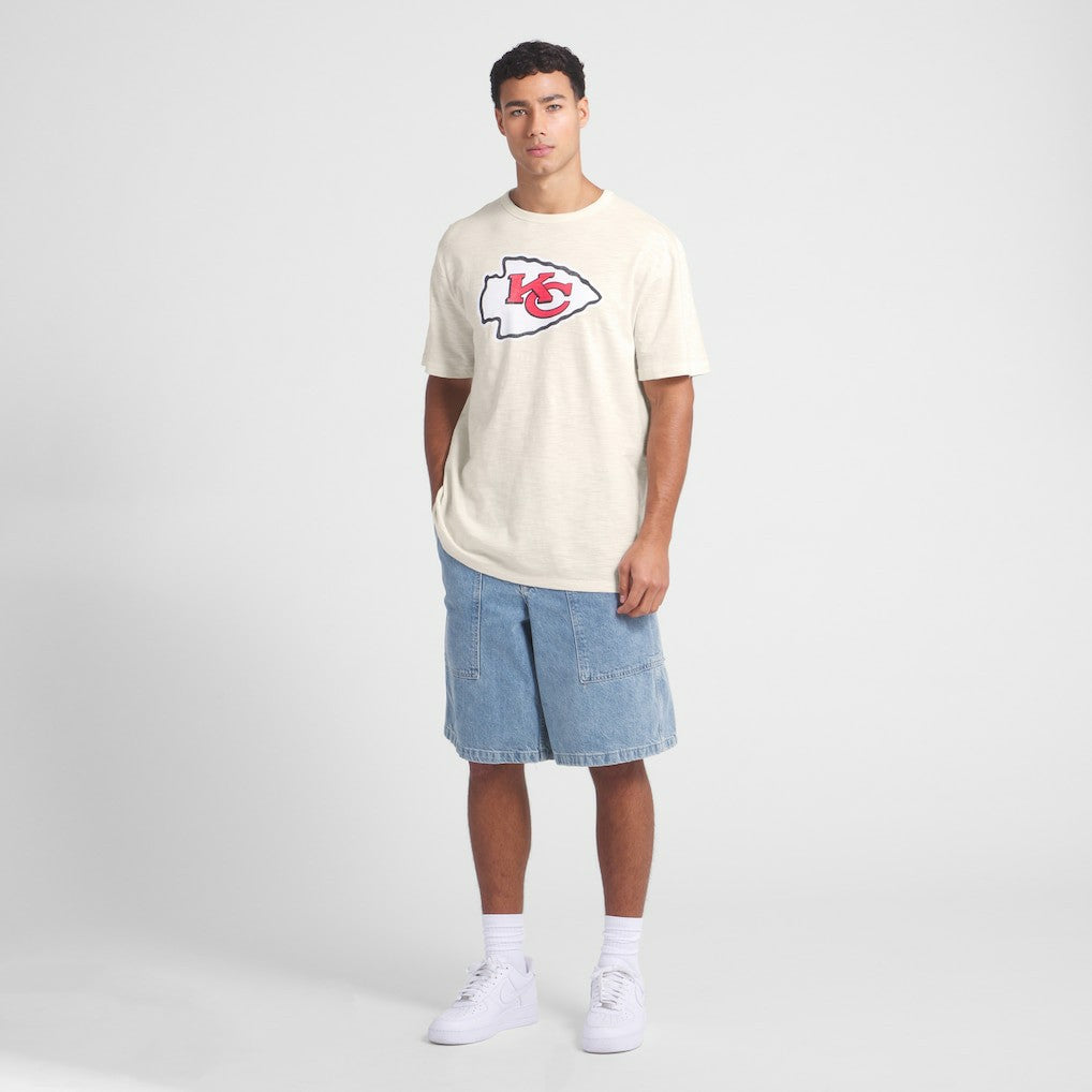 Kansas City Chiefs Slub T-Shirt - Cream discount