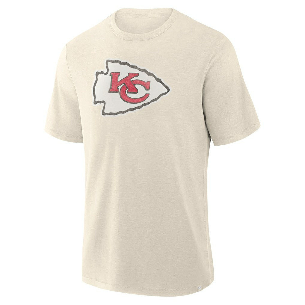Kansas City Chiefs Slub T-Shirt - Cream discount