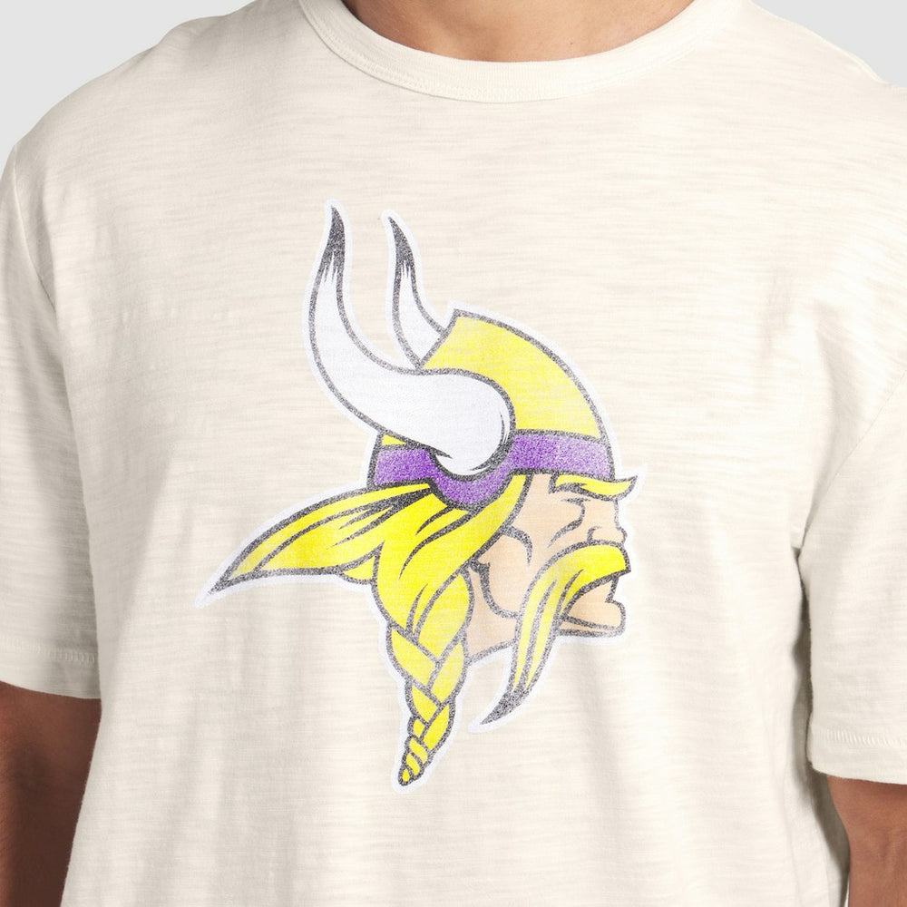 Minnesota Vikings Slub T-Shirt - Cream sale