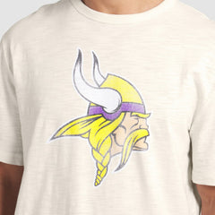 Minnesota Vikings Slub T-Shirt - Cream sale