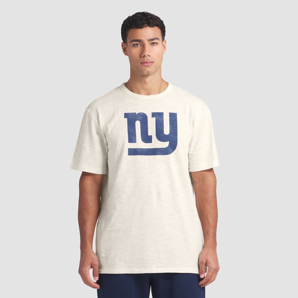 New York Giants Slub T-Shirt - Cream on sale