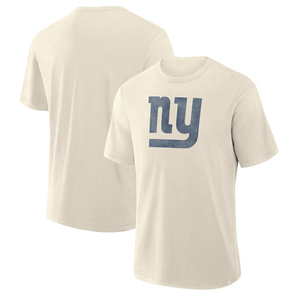 New York Giants Slub T-Shirt - Cream on sale