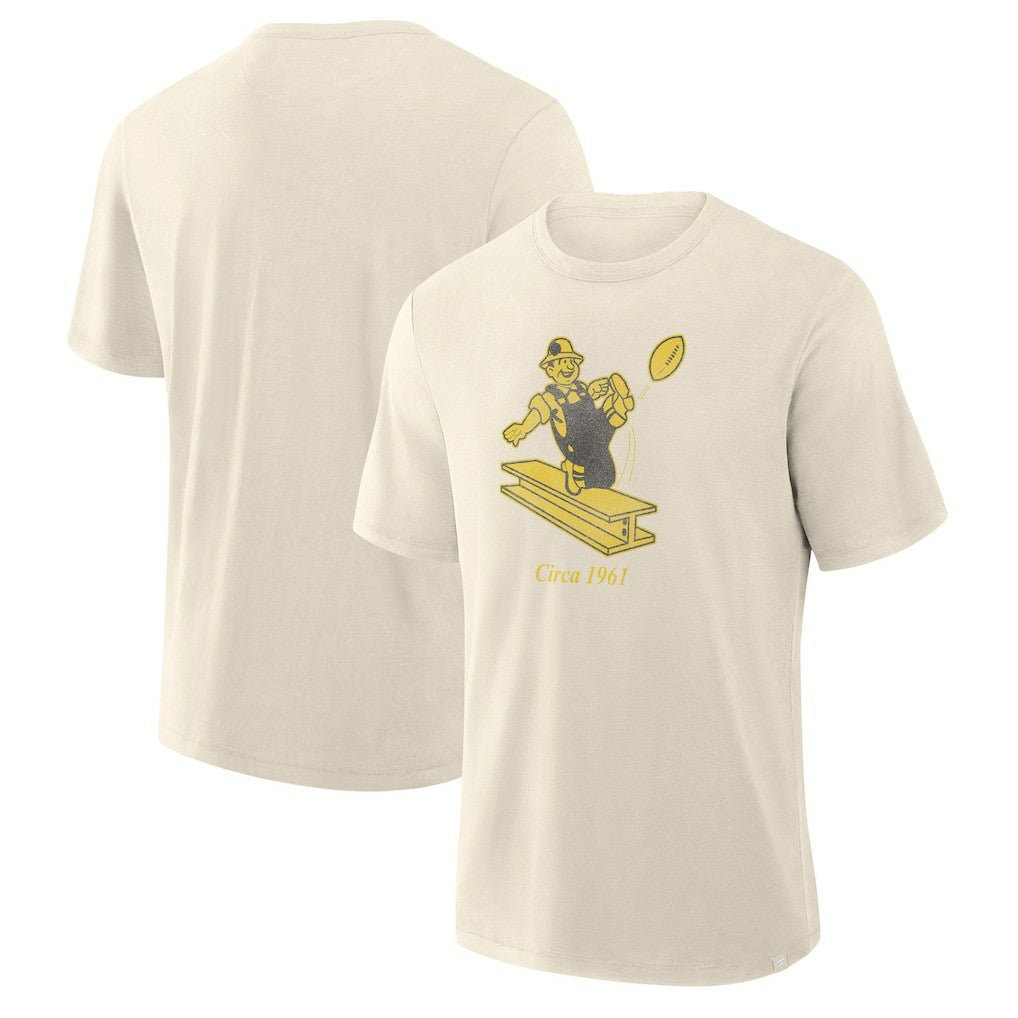 Pittsburgh Steelers Slub T-Shirt - Cream online