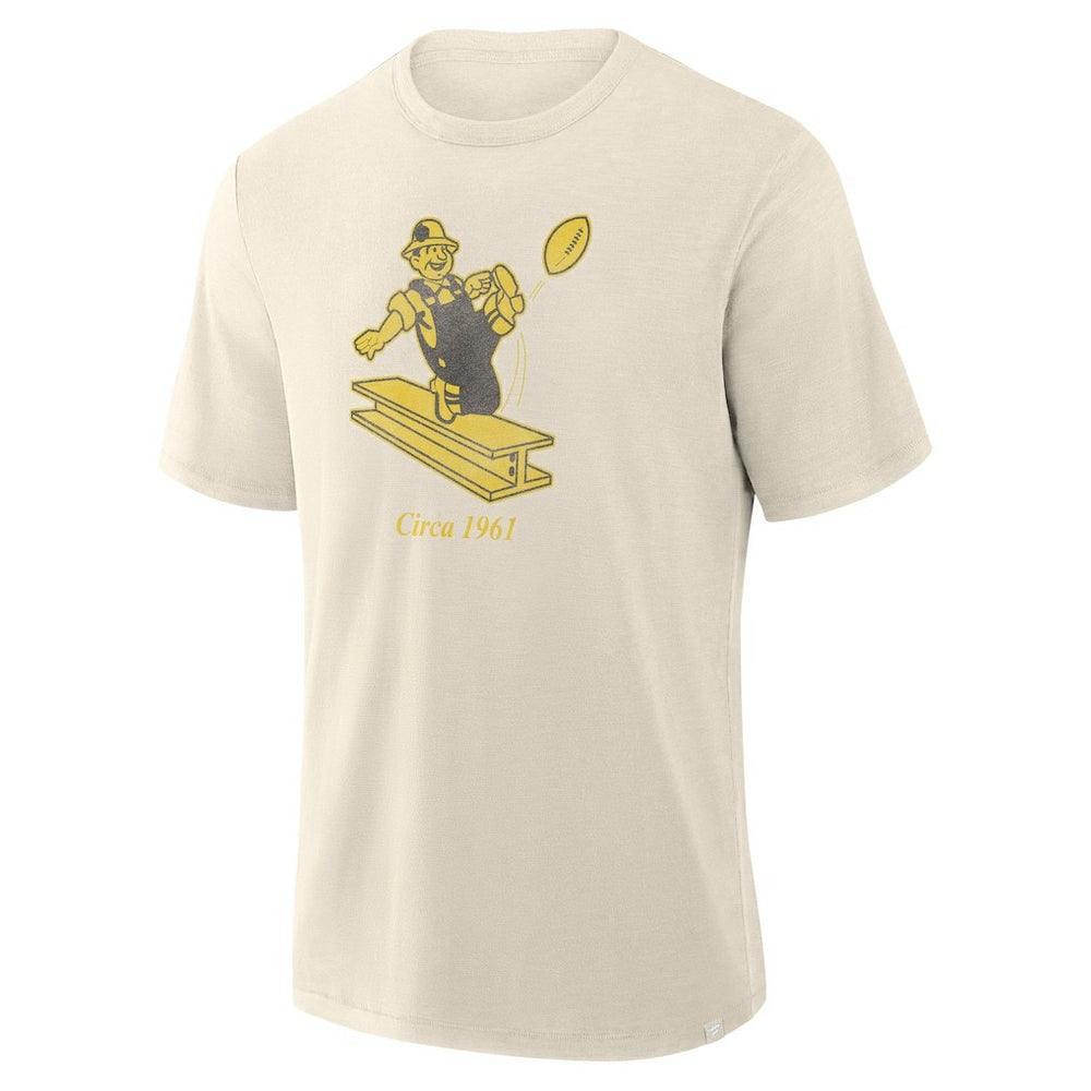 Pittsburgh Steelers Slub T-Shirt - Cream online