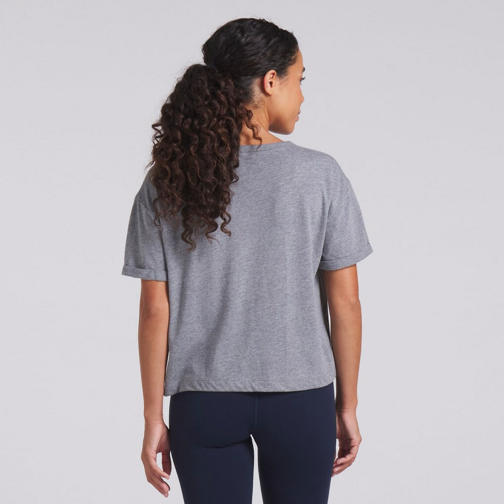 Dallas Cowboys Women's Swing Pass Tri-Blend Boxy T-Shirt - Heather Gray on sale