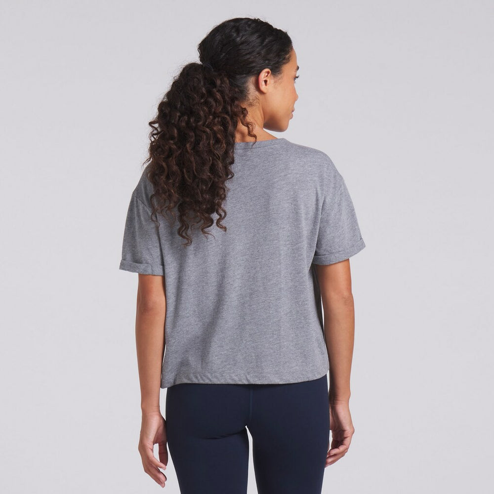 Dallas Cowboys Women's Swing Pass Tri-Blend Boxy T-Shirt - Heather Gray on sale