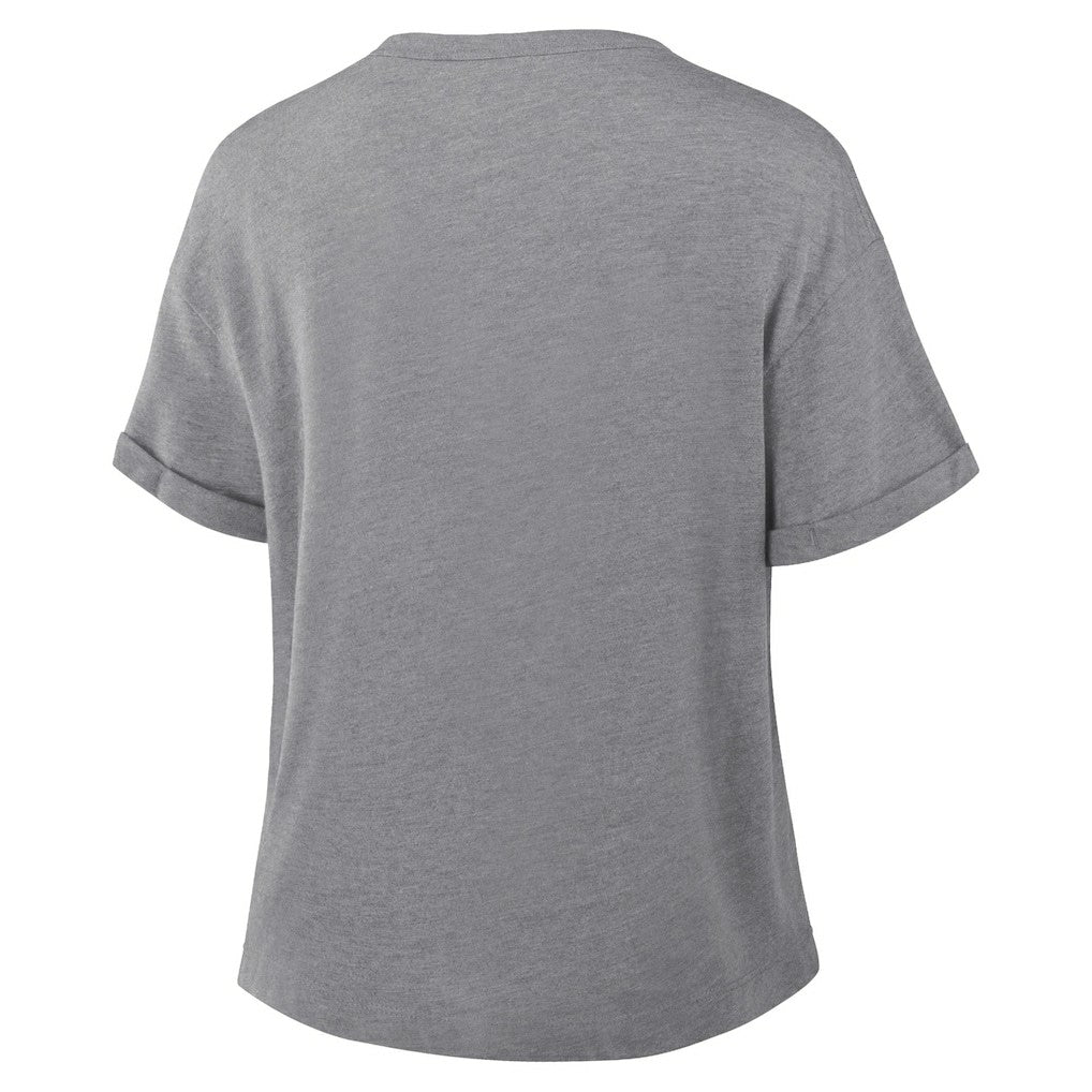Chicago Bears Women's Swing Pass Tri-Blend Boxy T-Shirt - Heather Gray sale