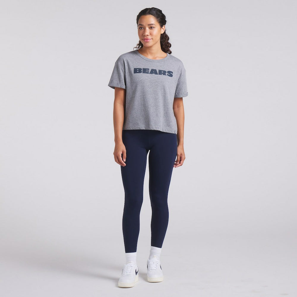Chicago Bears Women's Swing Pass Tri-Blend Boxy T-Shirt - Heather Gray sale