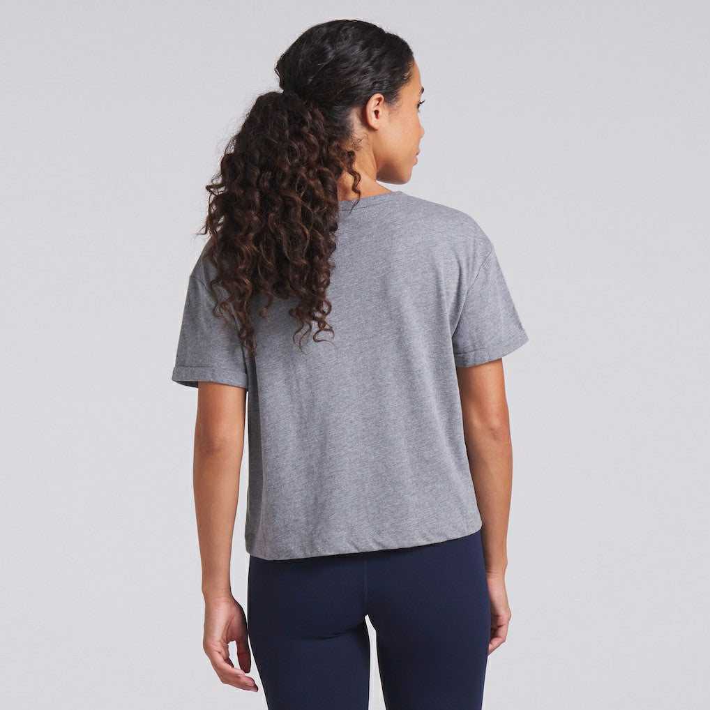 Chicago Bears Women's Swing Pass Tri-Blend Boxy T-Shirt - Heather Gray sale
