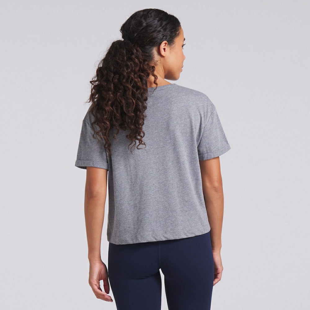 Chicago Bears Women's Swing Pass Tri-Blend Boxy T-Shirt - Heather Gray sale