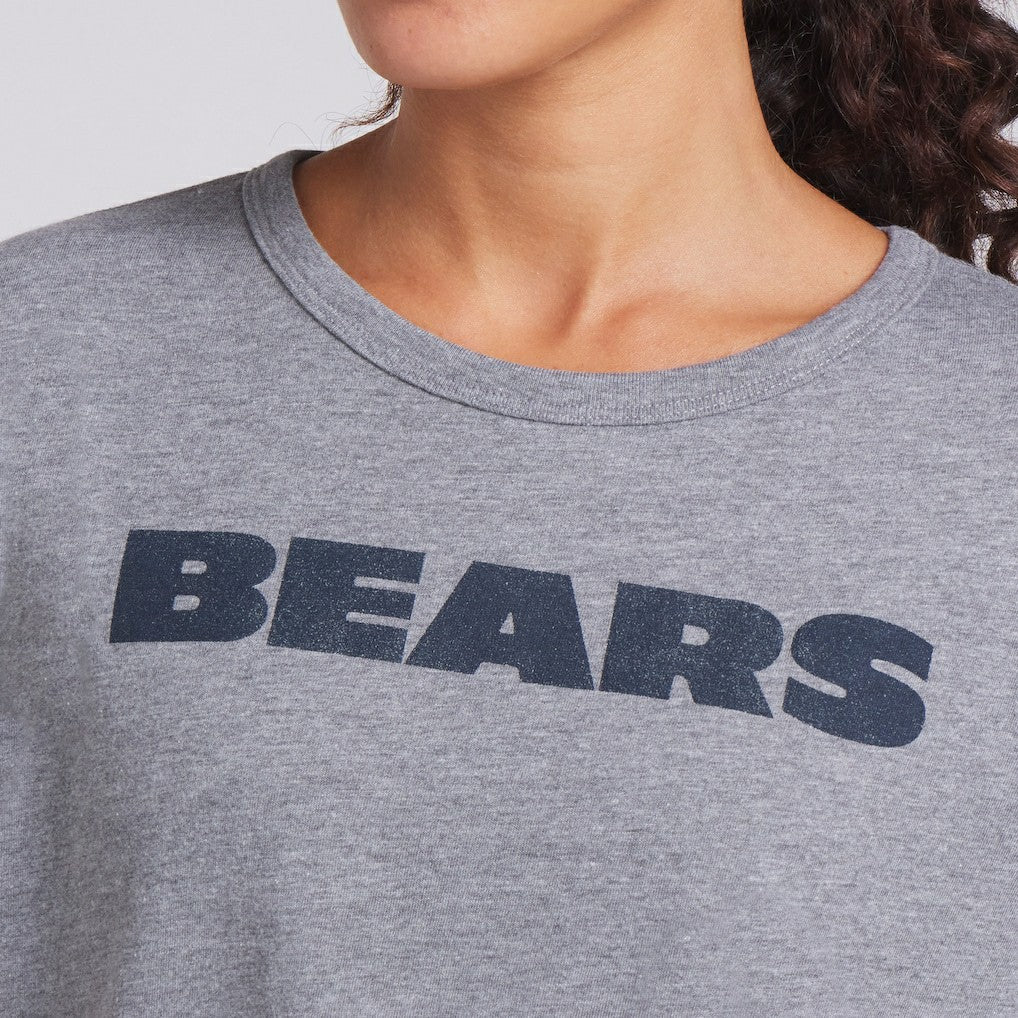 Chicago Bears Women's Swing Pass Tri-Blend Boxy T-Shirt - Heather Gray sale
