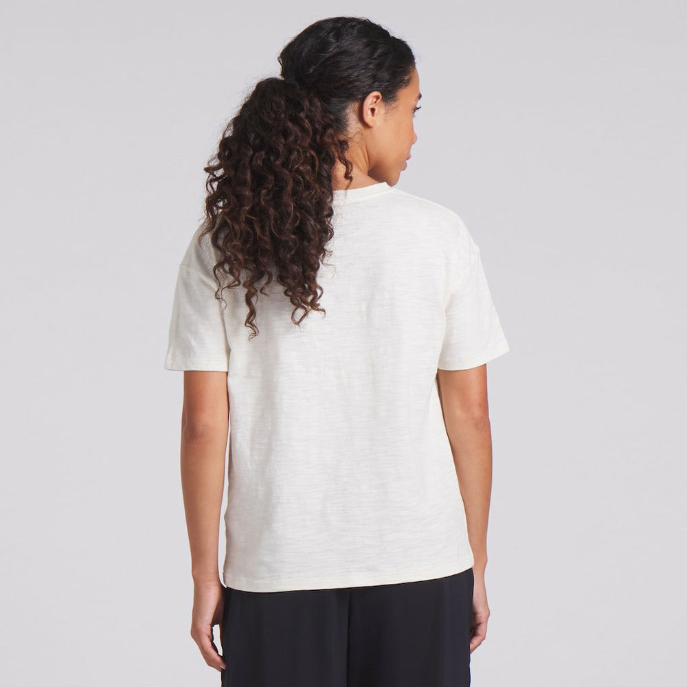 San Francisco 49ers Women's Trick Play Slub Boxy T-Shirt - Cream for sale