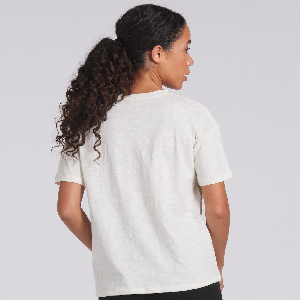 Las Vegas Raiders Women's Trick Play Slub Boxy T-Shirt - Cream online