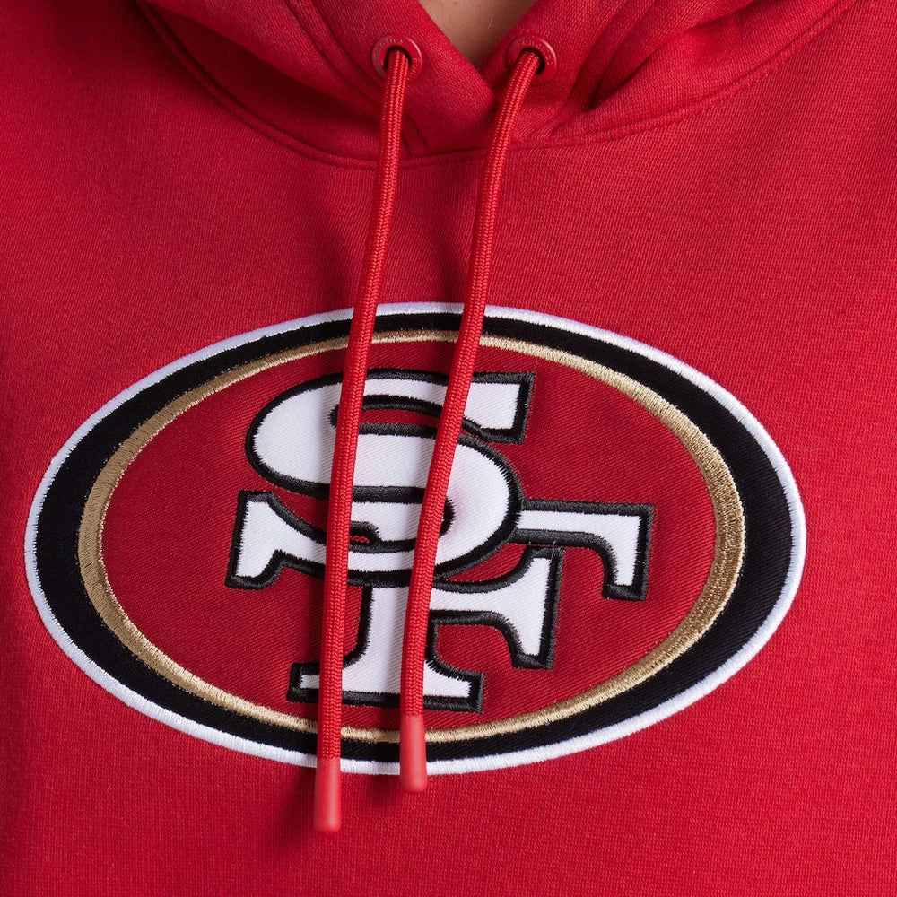 San Francisco 49ers Women's Legacy Fleece Pullover Hoodie - Scarlet sale