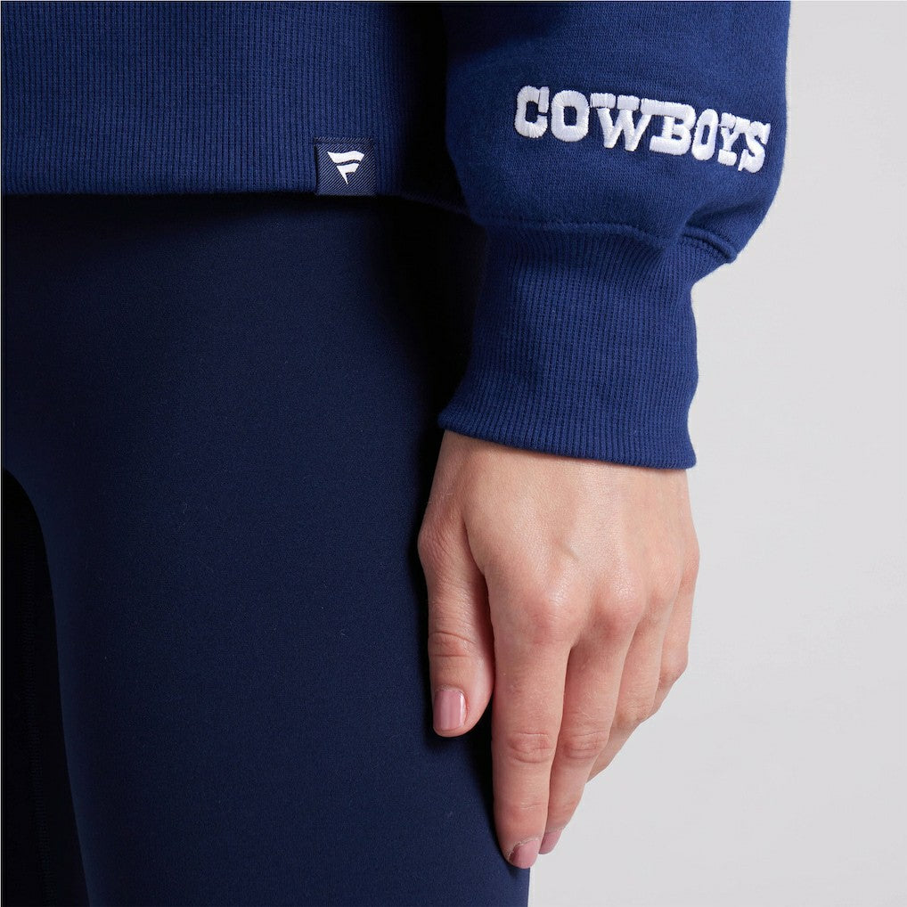 Dallas Cowboys Women's Legacy Fleece Pullover Hoodie - Navy on sale