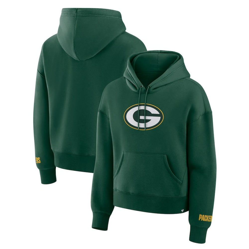 Green Bay Packers Women's Legacy Fleece Pullover Hoodie - Green for sale