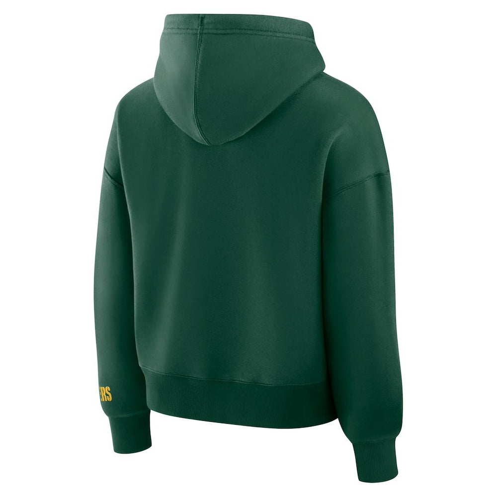 Green Bay Packers Women's Legacy Fleece Pullover Hoodie - Green for sale