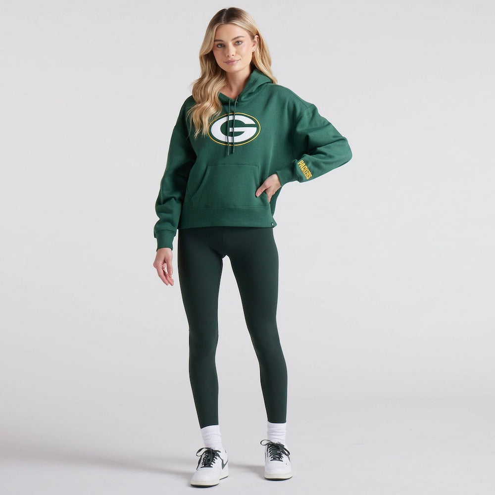 Green Bay Packers Women's Legacy Fleece Pullover Hoodie - Green for sale