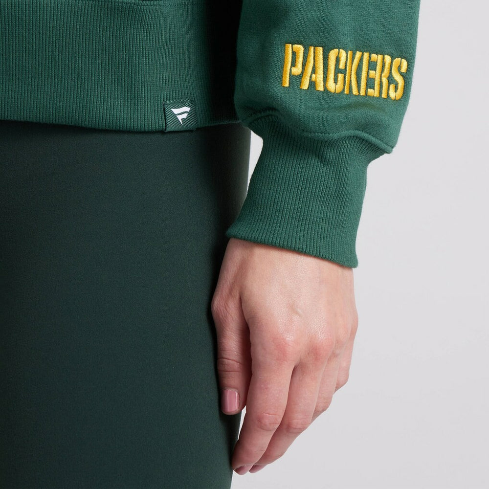 Green Bay Packers Women's Legacy Fleece Pullover Hoodie - Green for sale