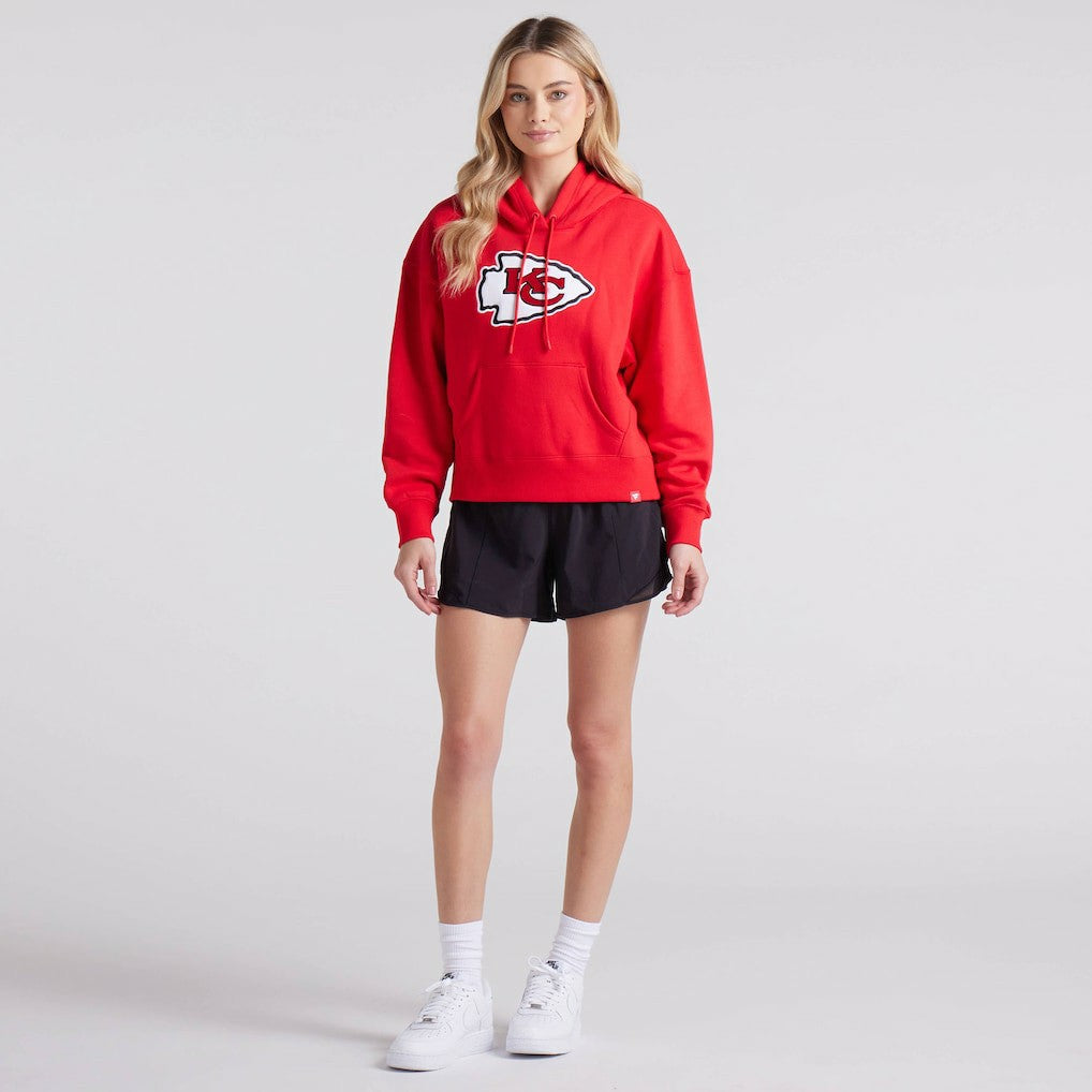 Kansas City Chiefs Women's Legacy Fleece Pullover Hoodie - Red for sale