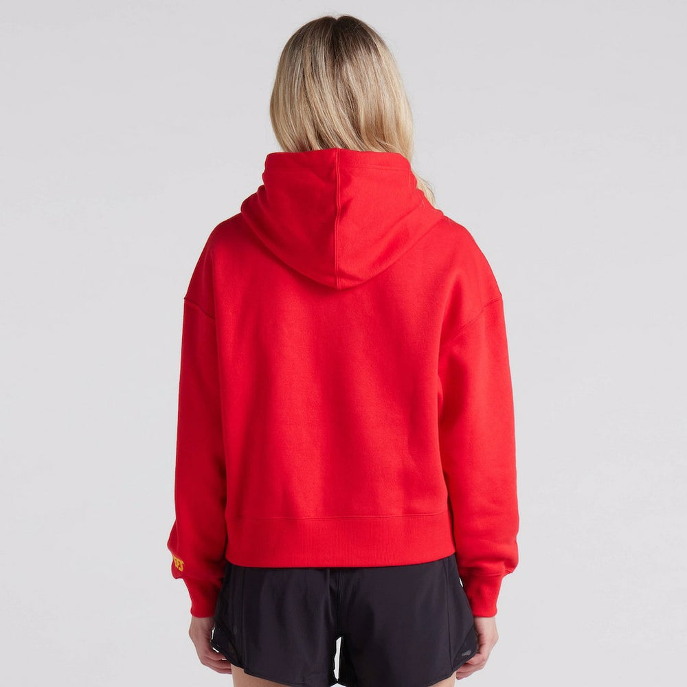 Kansas City Chiefs Women's Legacy Fleece Pullover Hoodie - Red for sale