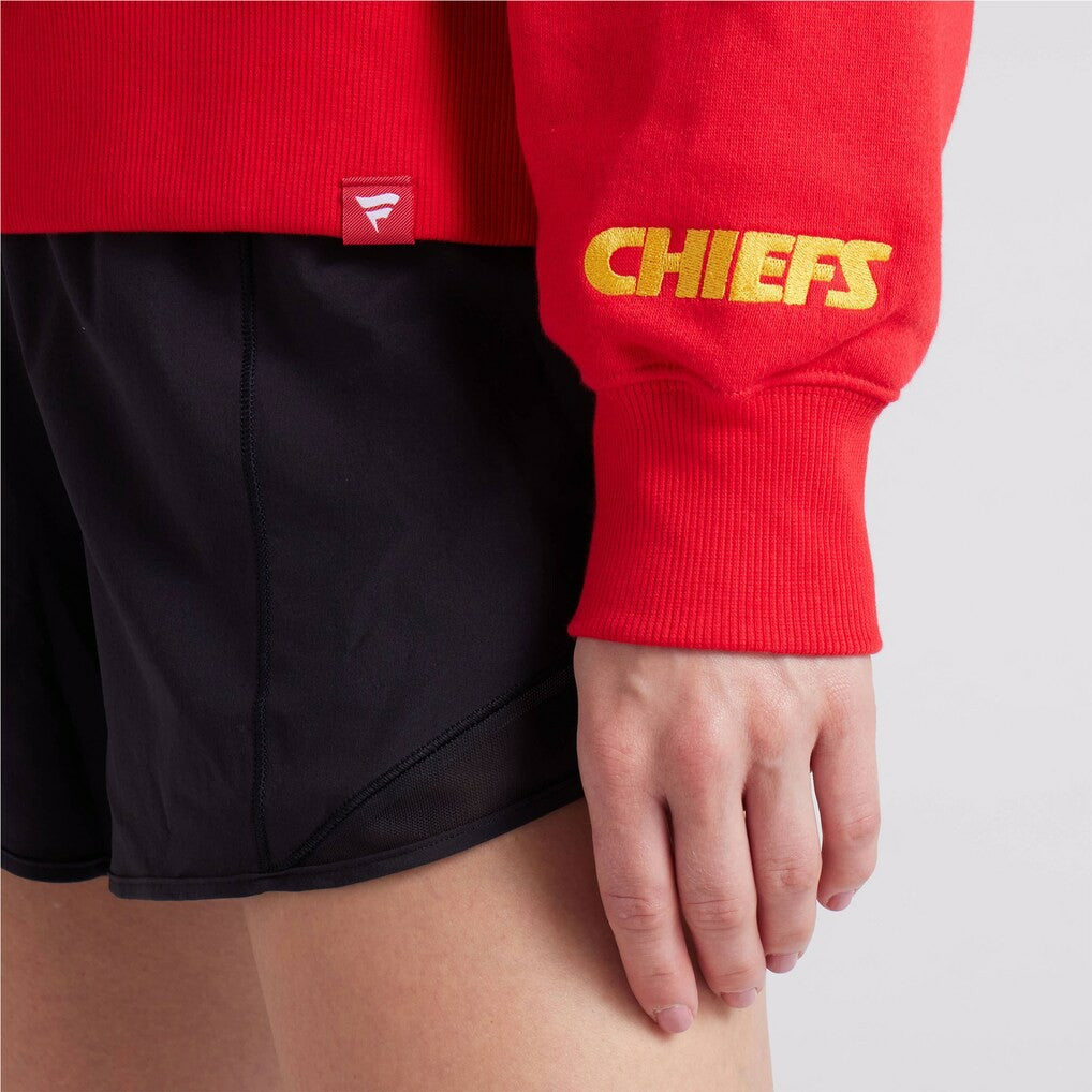 Kansas City Chiefs Women's Legacy Fleece Pullover Hoodie - Red for sale