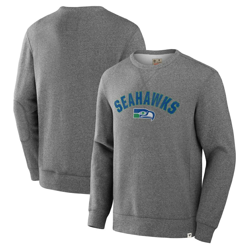 Seattle Seahawks Loop Terry Pullover Sweatshirt - Heather Gray sale