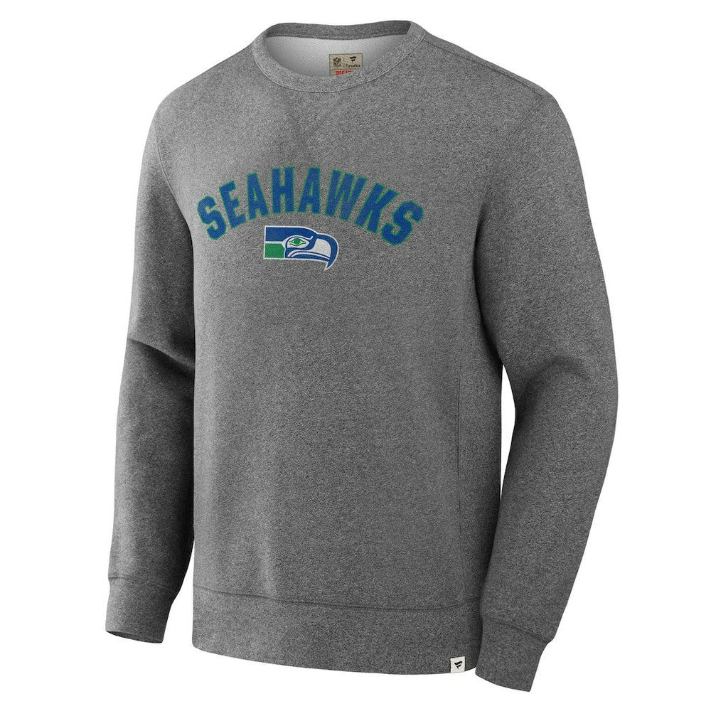 Seattle Seahawks Loop Terry Pullover Sweatshirt - Heather Gray sale