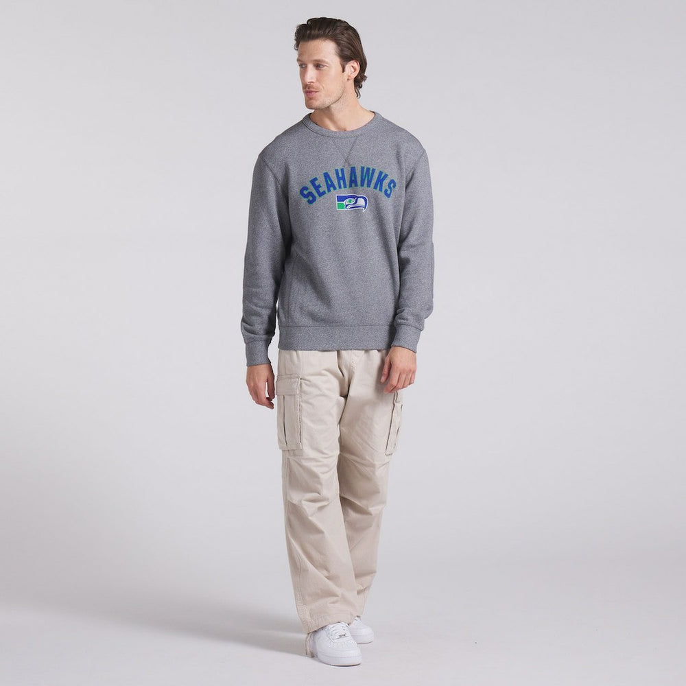 Seattle Seahawks Loop Terry Pullover Sweatshirt - Heather Gray sale