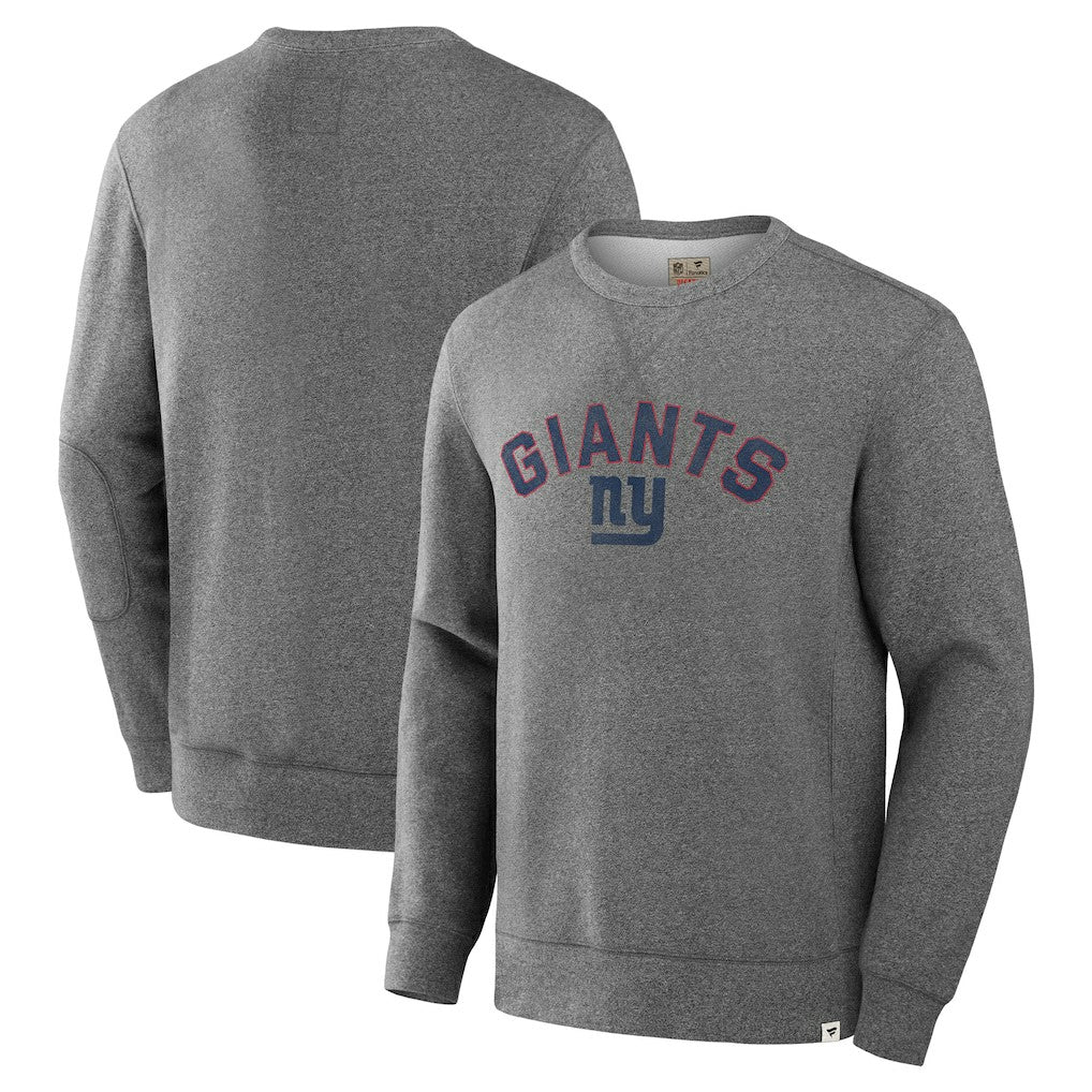 New York Giants Loop Terry Pullover Sweatshirt - Heather Gray sale
