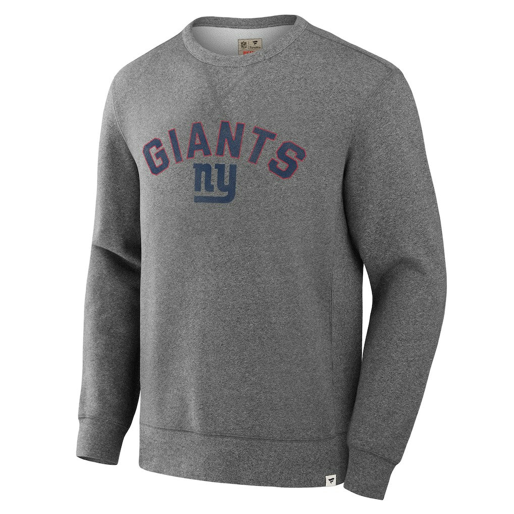 New York Giants Loop Terry Pullover Sweatshirt - Heather Gray sale