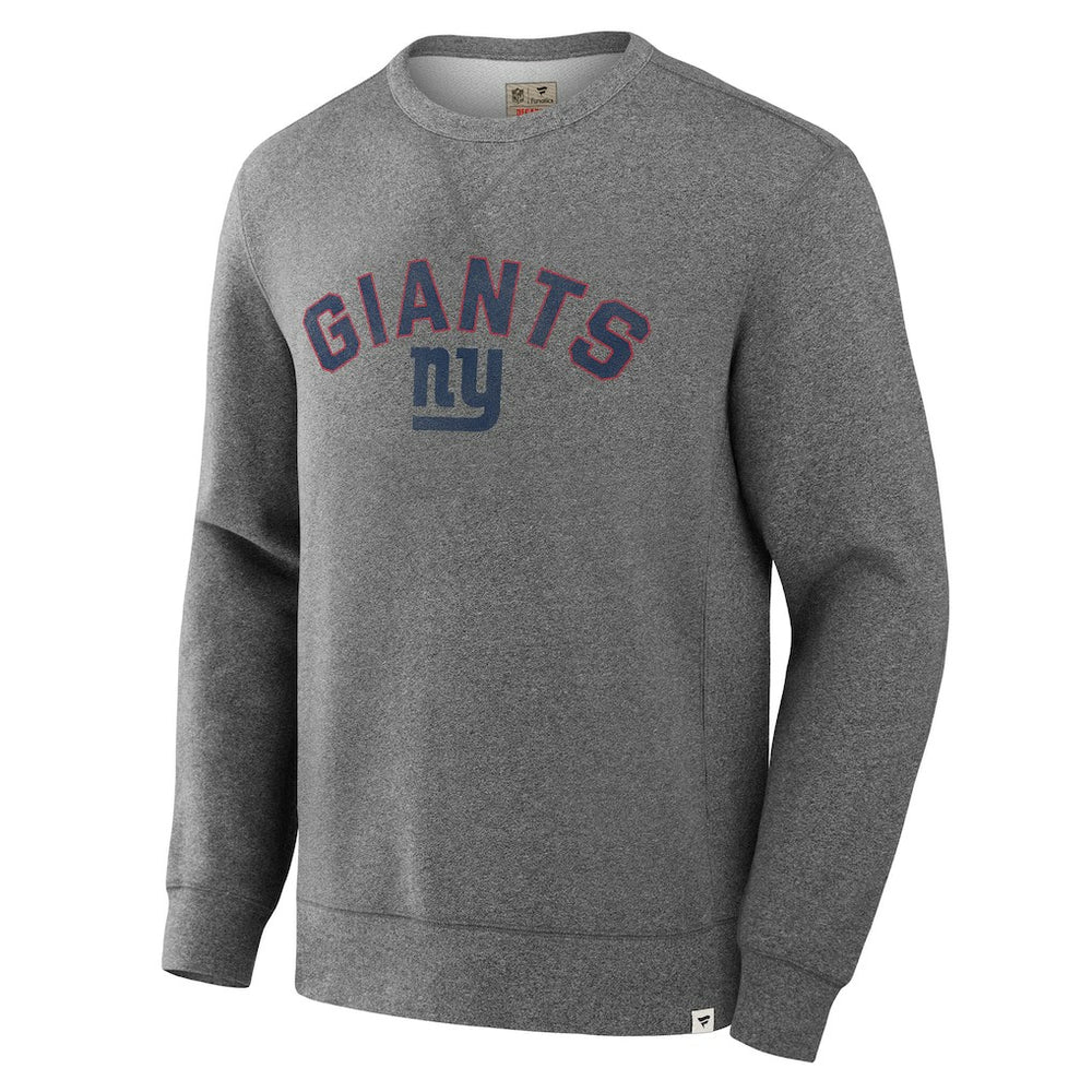 New York Giants Loop Terry Pullover Sweatshirt - Heather Gray sale