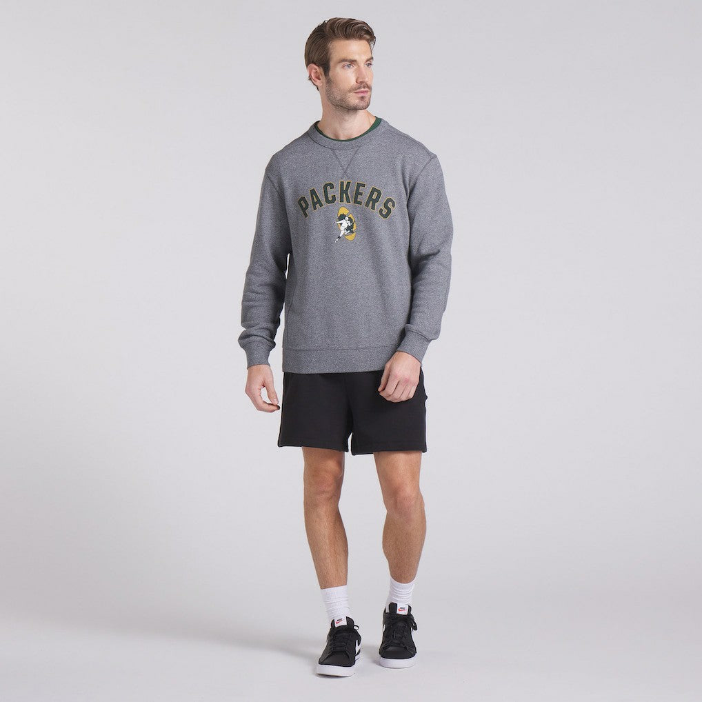 Green Bay Packers Loop Terry Pullover Sweatshirt - Heather Gray sale