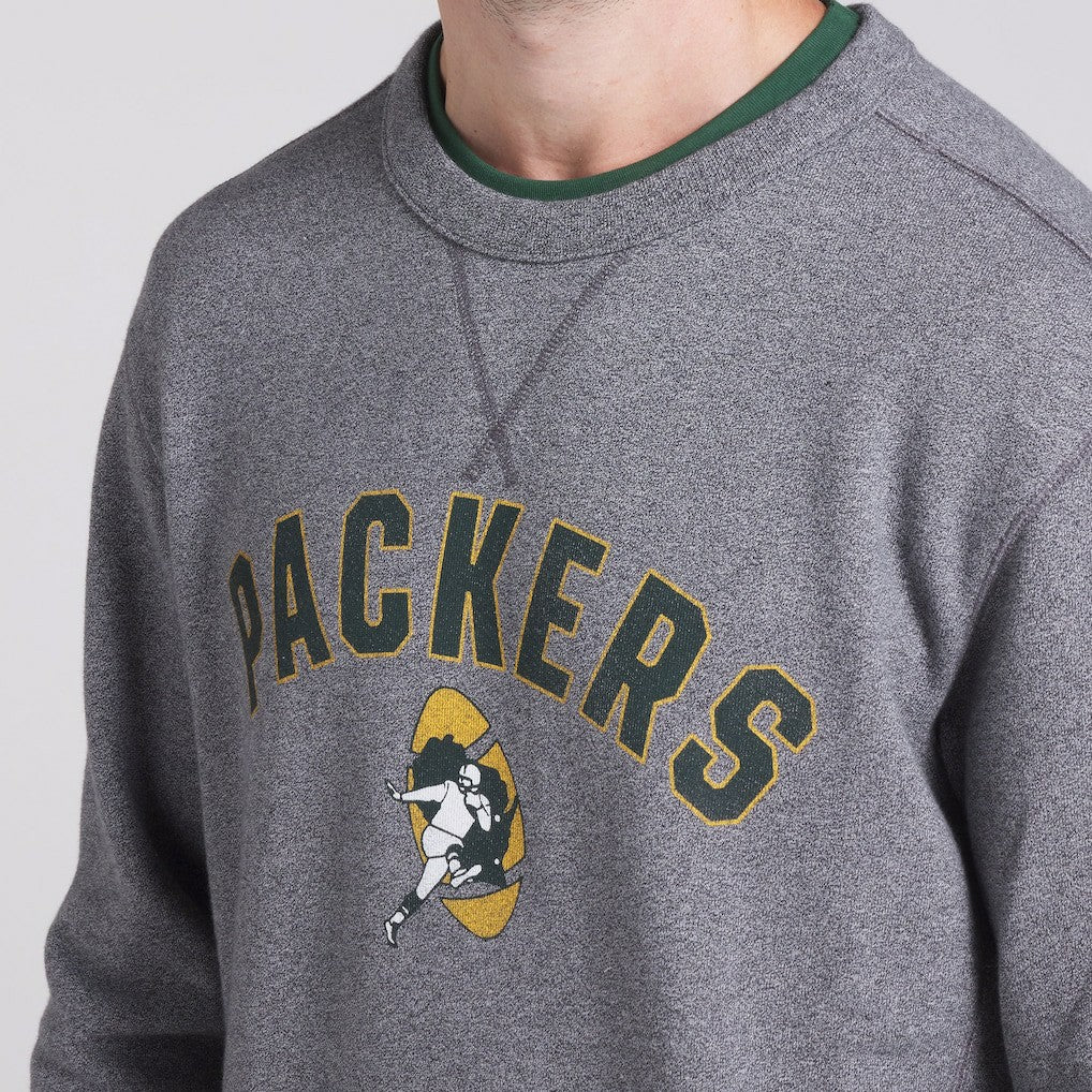 Green Bay Packers Loop Terry Pullover Sweatshirt - Heather Gray sale