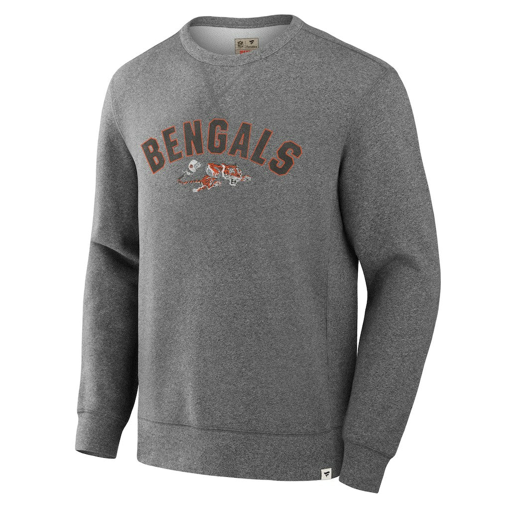 Cincinnati Bengals Loop Terry Pullover Sweatshirt - Heather Gray online