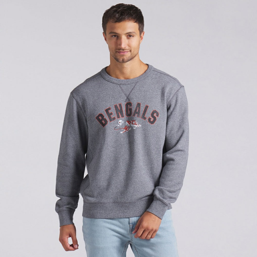 Cincinnati Bengals Loop Terry Pullover Sweatshirt - Heather Gray online