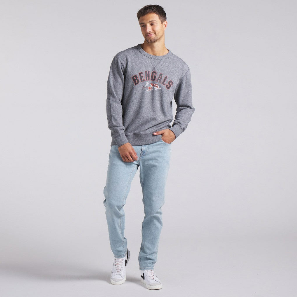 Cincinnati Bengals Loop Terry Pullover Sweatshirt - Heather Gray online