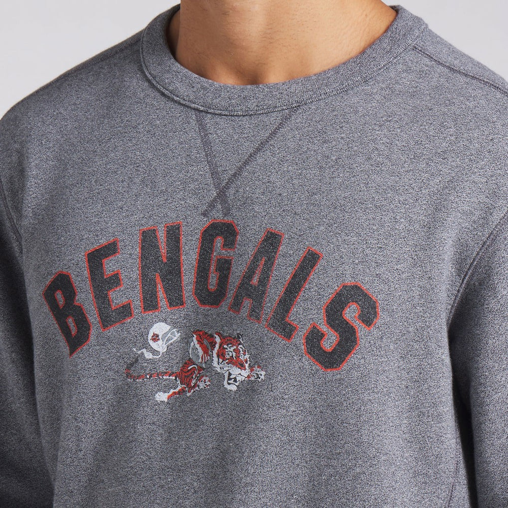 Cincinnati Bengals Loop Terry Pullover Sweatshirt - Heather Gray online