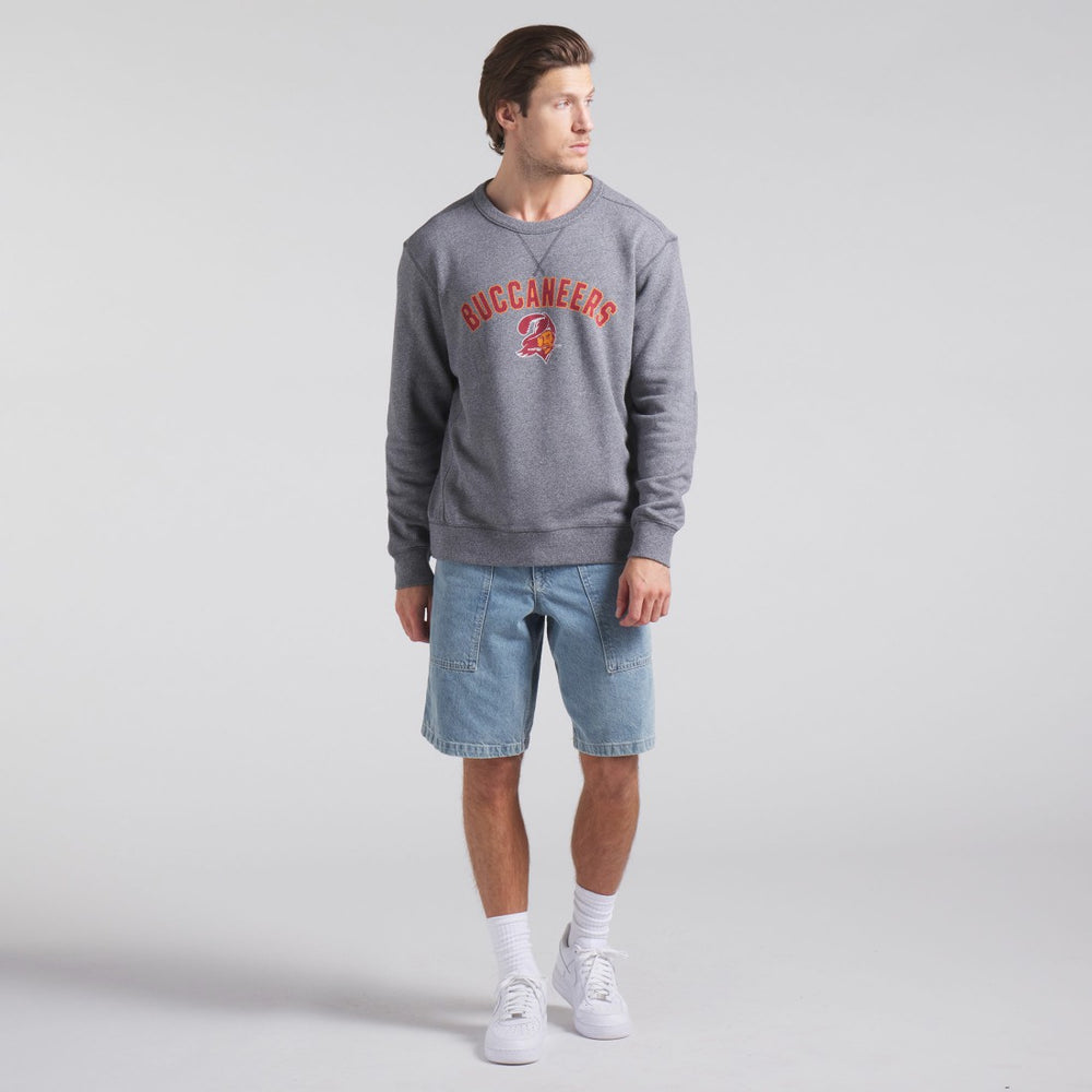 Tampa Bay Buccaneers Loop Terry Pullover Sweatshirt - Heather Gray on sale