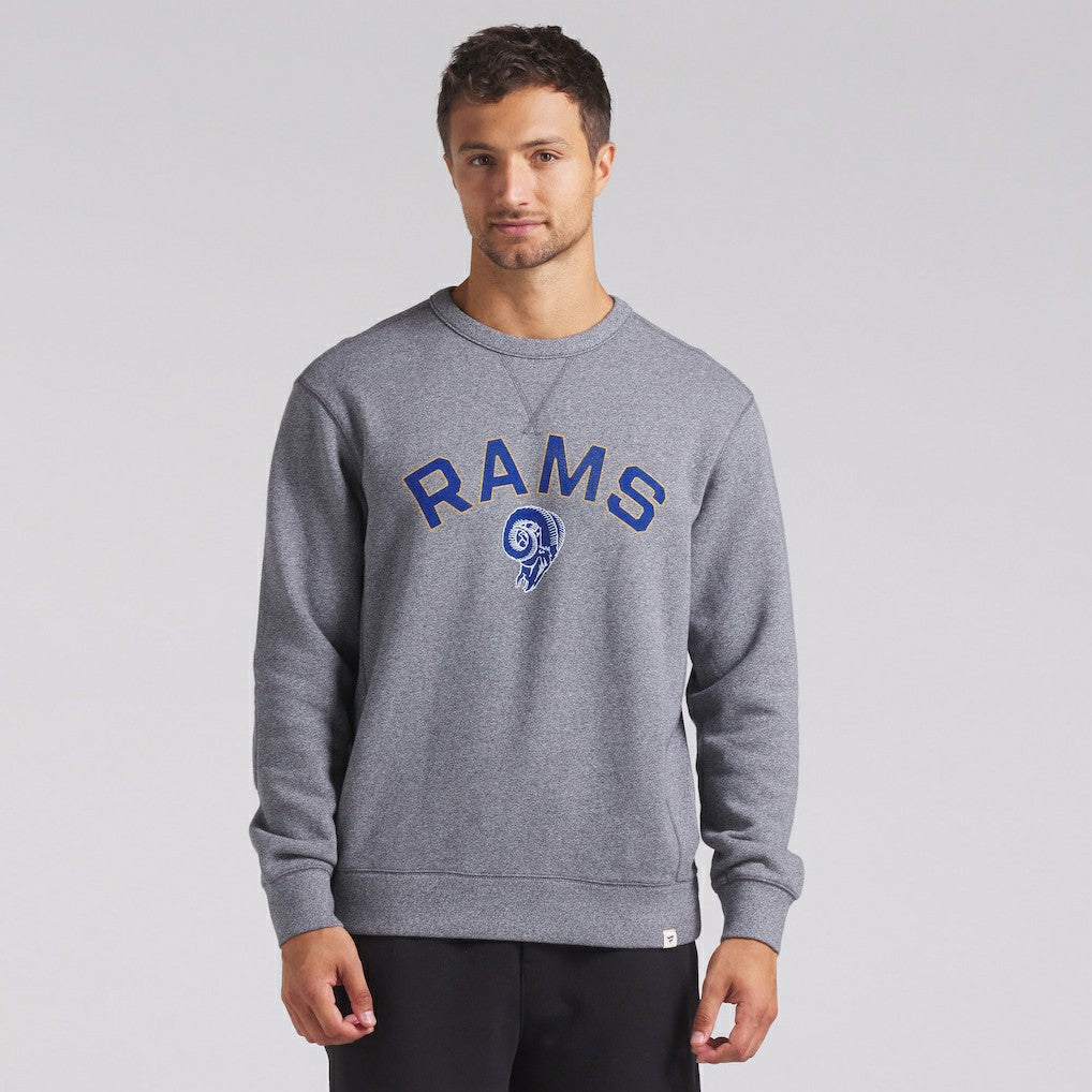 Los Angeles Rams Loop Terry Pullover Sweatshirt - Heather Gray for sale