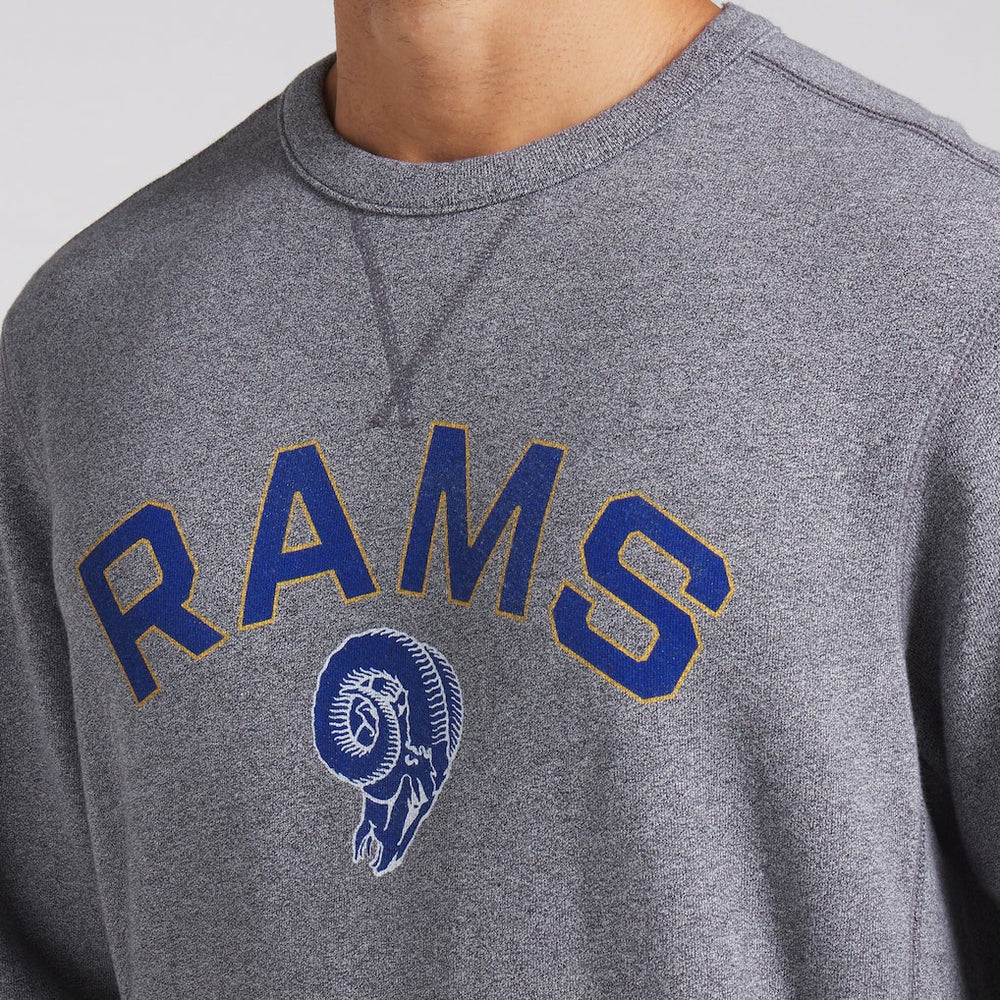 Los Angeles Rams Loop Terry Pullover Sweatshirt - Heather Gray for sale
