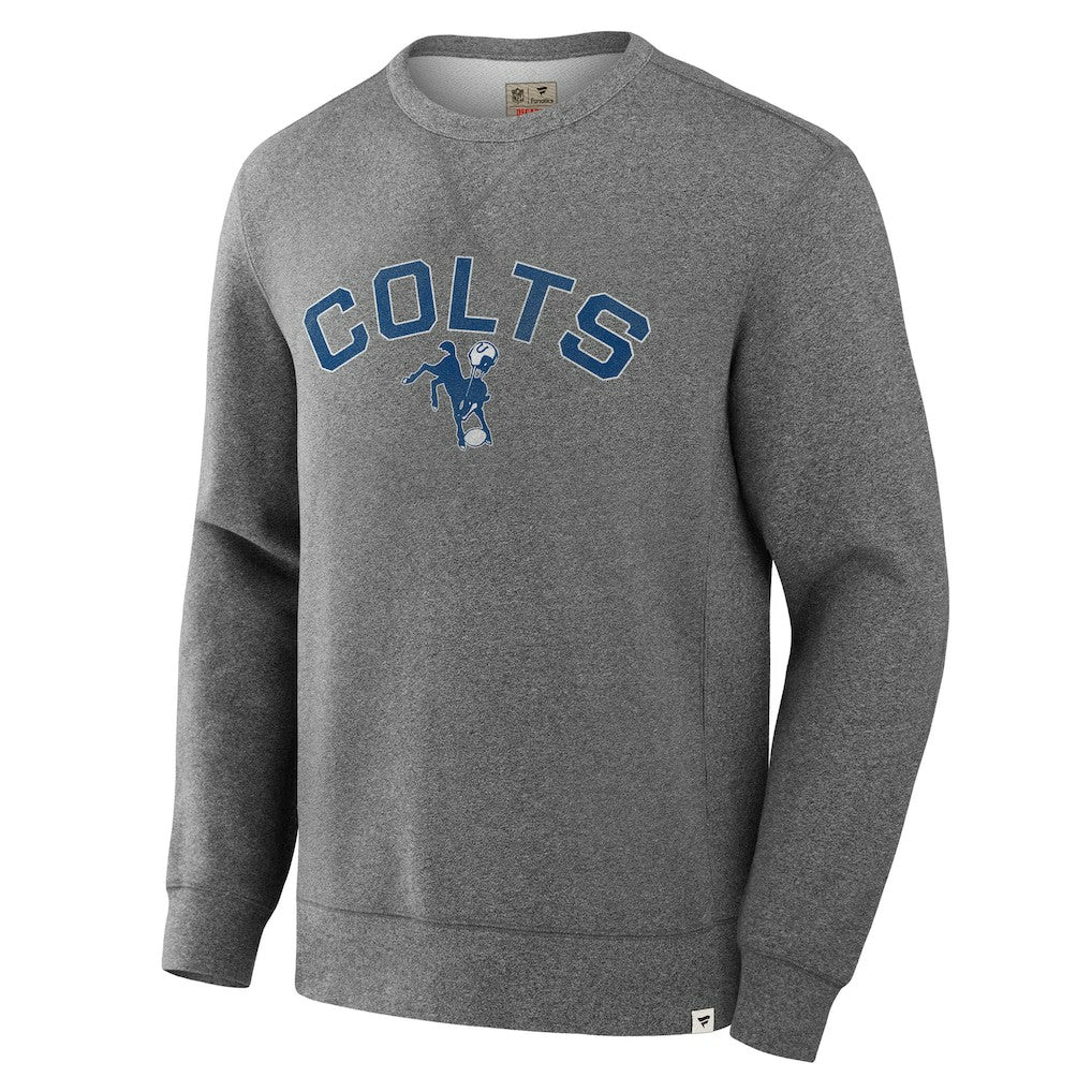 Indianapolis Colts Loop Terry Pullover Sweatshirt - Heather Gray discount