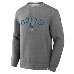 Indianapolis Colts Loop Terry Pullover Sweatshirt - Heather Gray discount