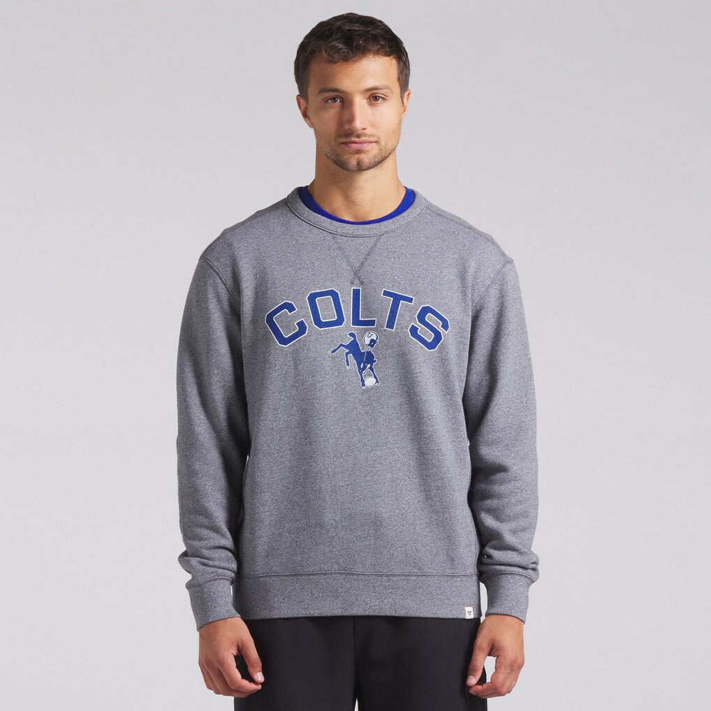 Indianapolis Colts Loop Terry Pullover Sweatshirt - Heather Gray discount