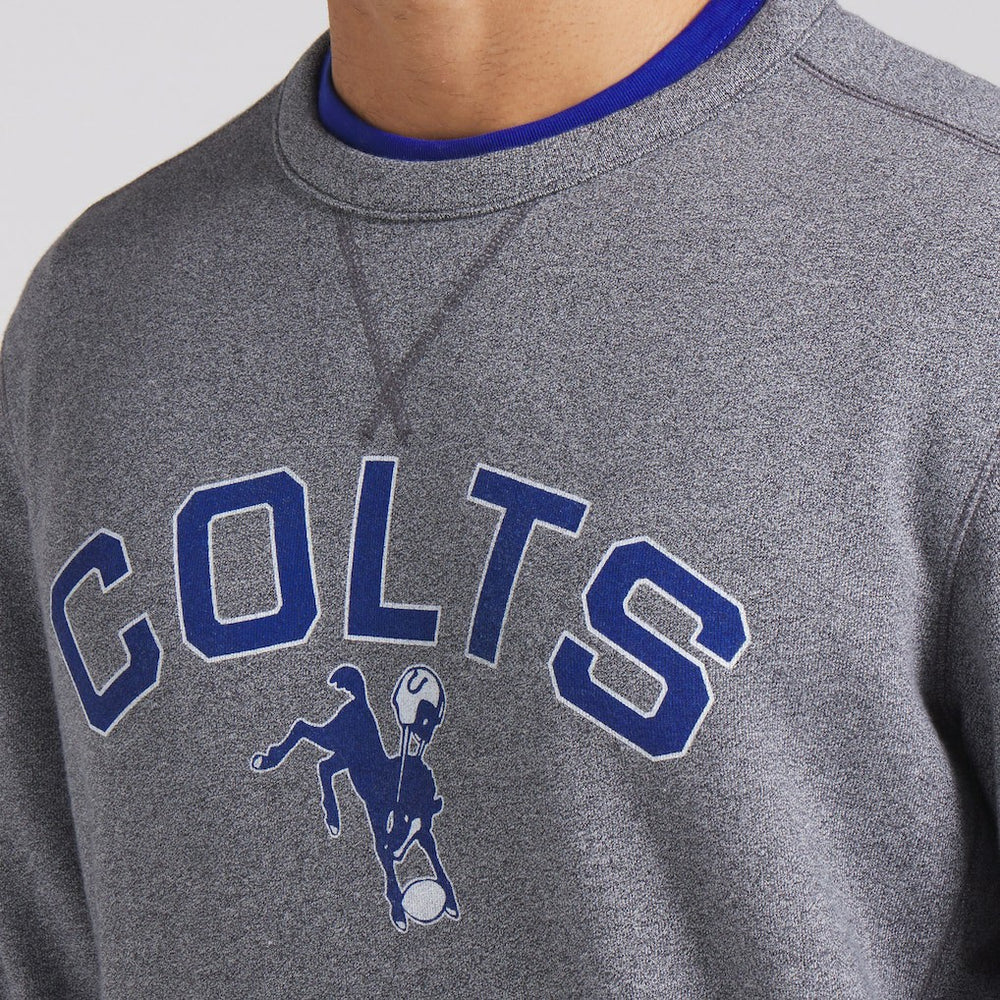 Indianapolis Colts Loop Terry Pullover Sweatshirt - Heather Gray discount