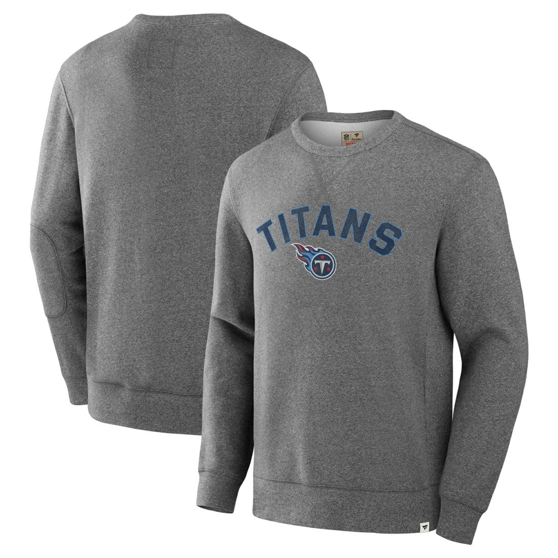 Tennessee Titans Loop Terry Pullover Sweatshirt - Heather Gray cheap