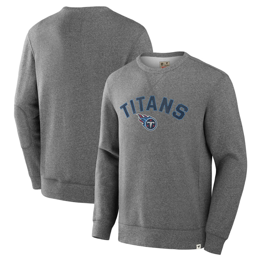 Tennessee Titans Loop Terry Pullover Sweatshirt - Heather Gray cheap