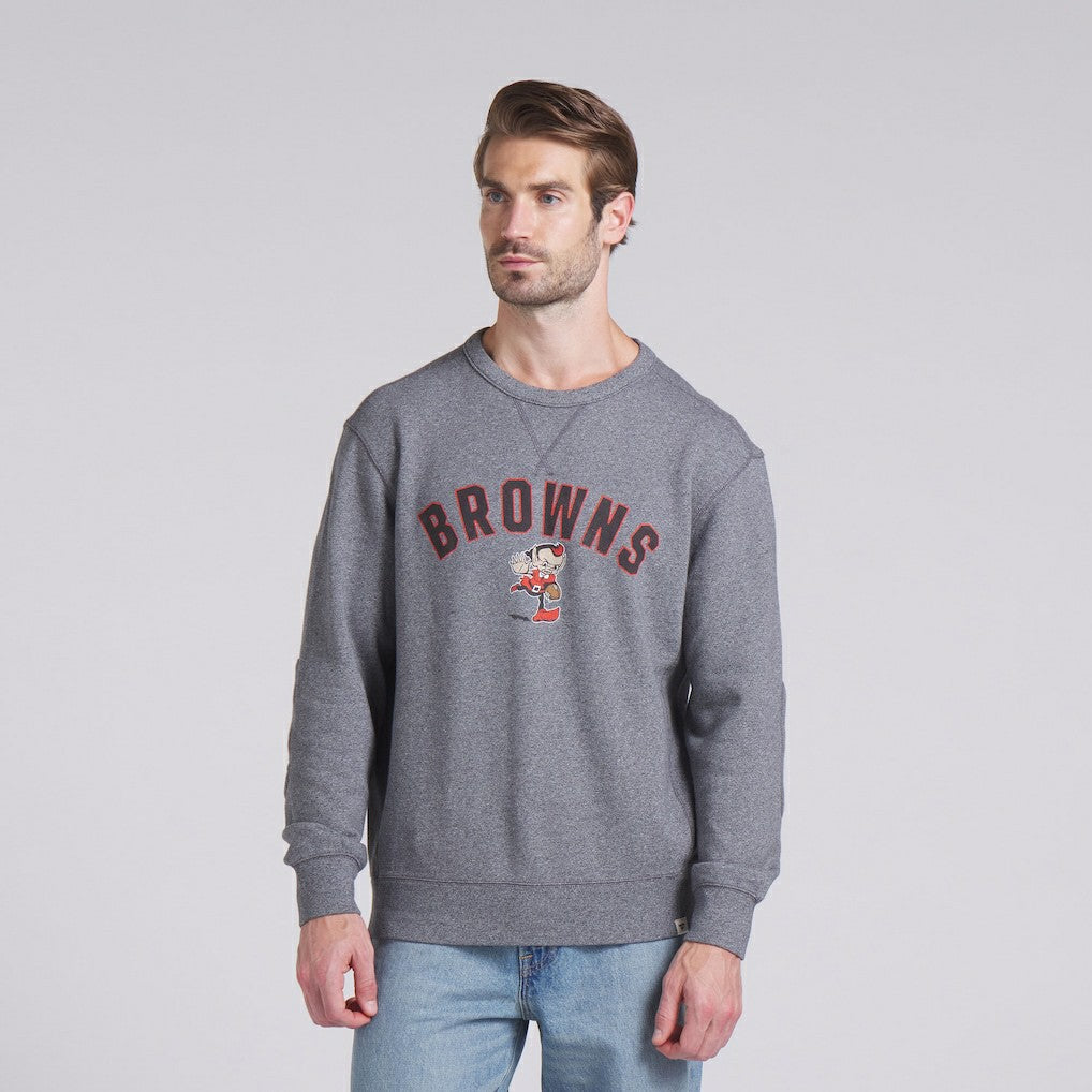 Cleveland Browns Loop Terry Pullover Sweatshirt - Heather Gray sale