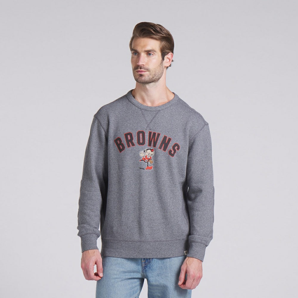 Cleveland Browns Loop Terry Pullover Sweatshirt - Heather Gray sale